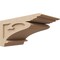 Ekena Millwork 10"W x 20"D x 10"H Wide Mayflower Rough Cedar Woodgrain TimberThane Corbel, Primed Tan CORUR10X20X10MAYRCPR - alternate 1